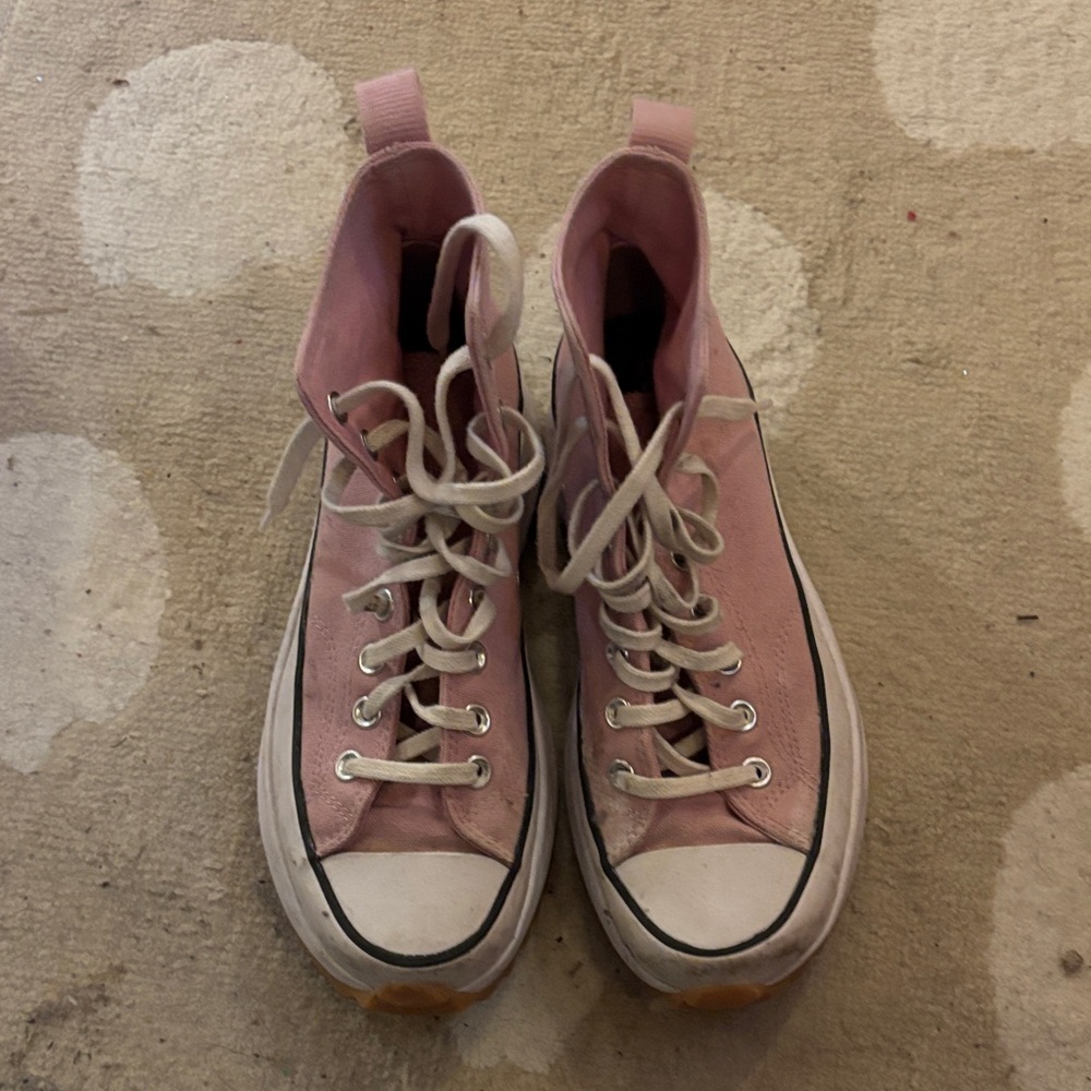 Pink High-Top Sneakers size women’s size 9